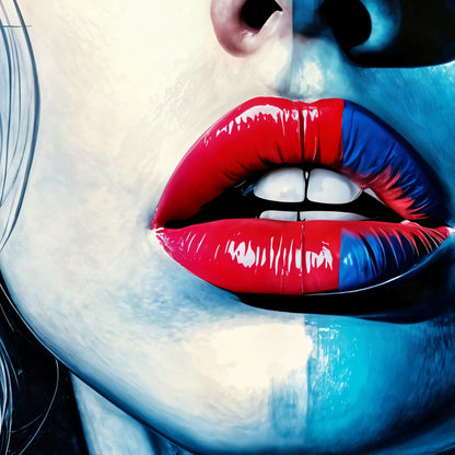 Zoom 18 — Cold paint, lacquer lips