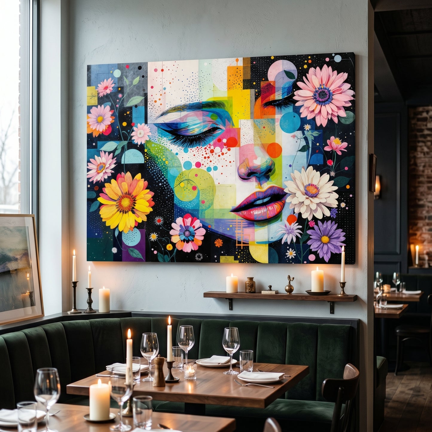 Kamer — Face glitch with daisies