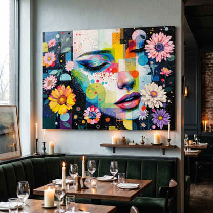 Kamer — Face glitch with daisies