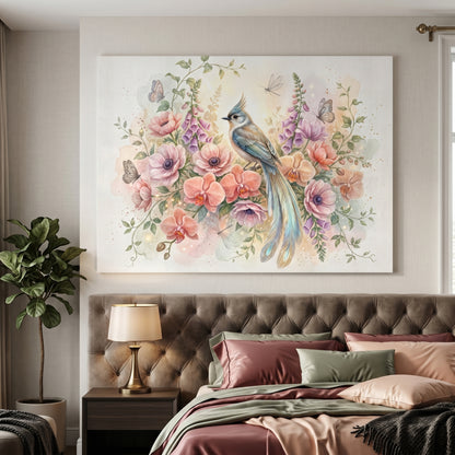 Kamer — At dawn, the blue bird chose the orchids