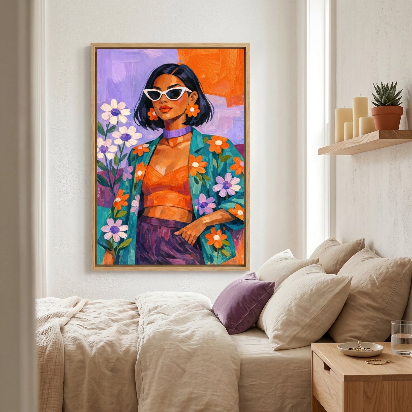 Kamer: Slaapkamer · Houtkleurige baklijst