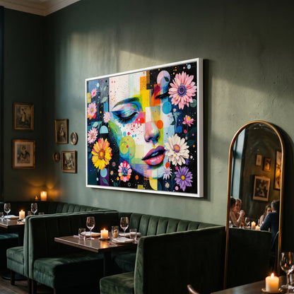 Kamer — Face glitch with daisies