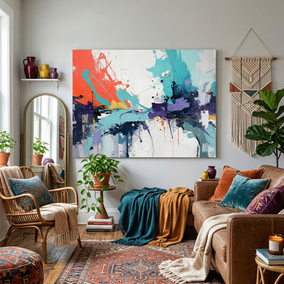 Kamer: Woonkamer bohemian · Geen lijst