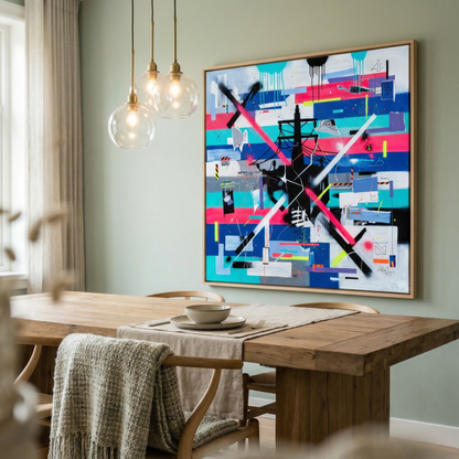 Kamer: Eetkamer · Houtkleurige baklijst