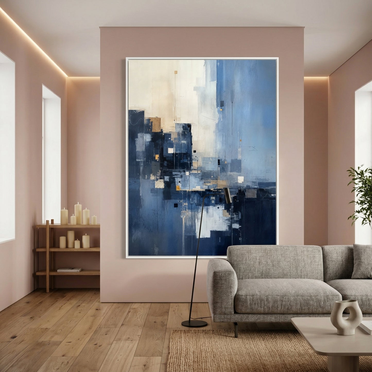 Kamer — Blue grid