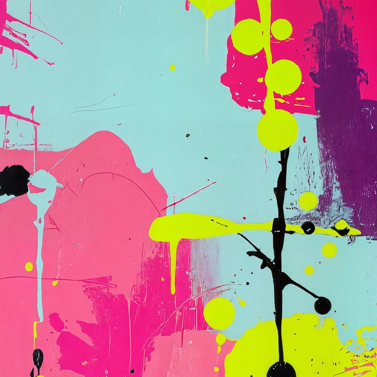 Rechts boven — Melted into pink