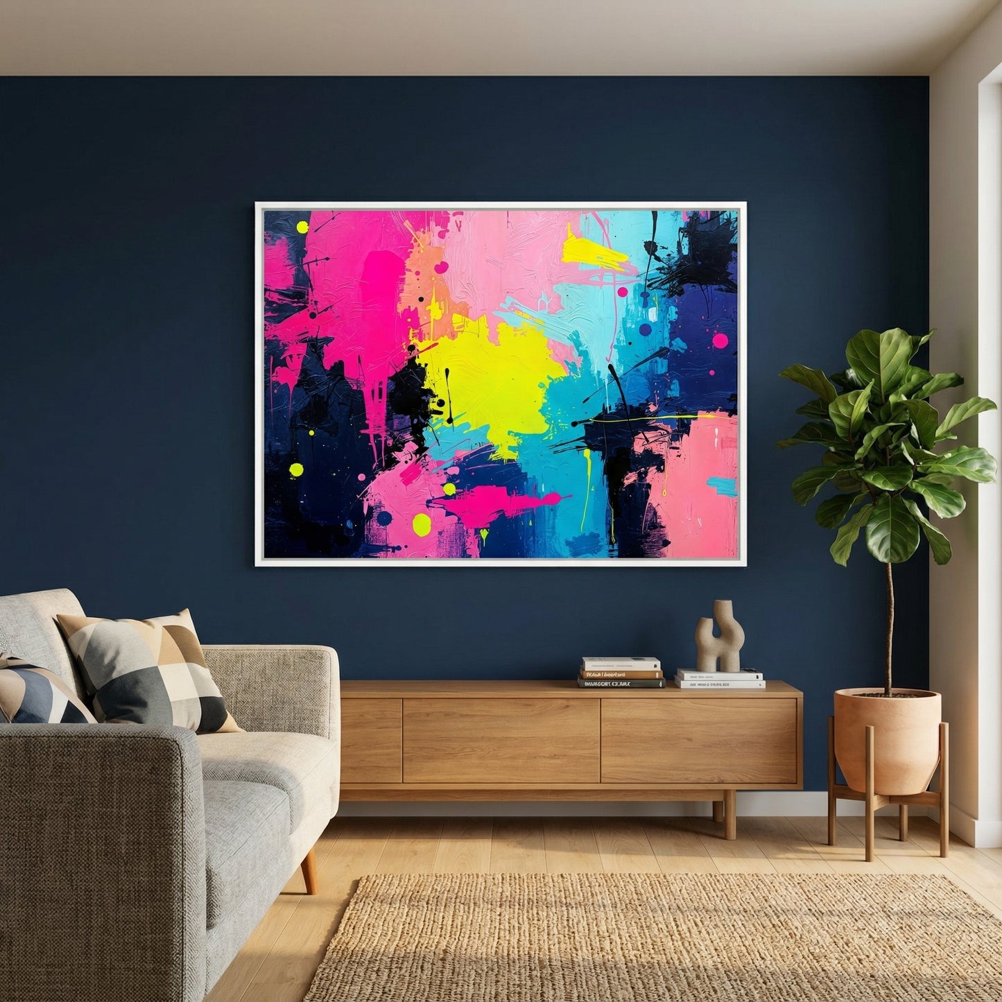 The night paint spilled