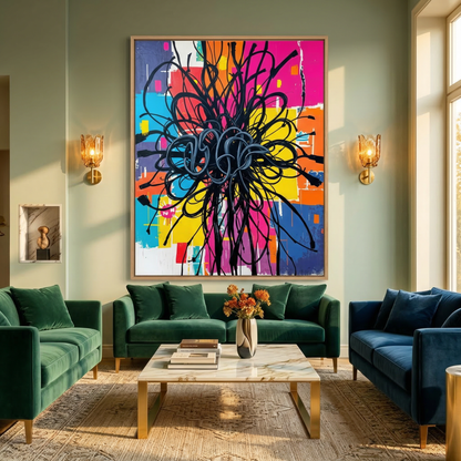 Kamer: Woonkamer luxe · Houtkleurige baklijst
