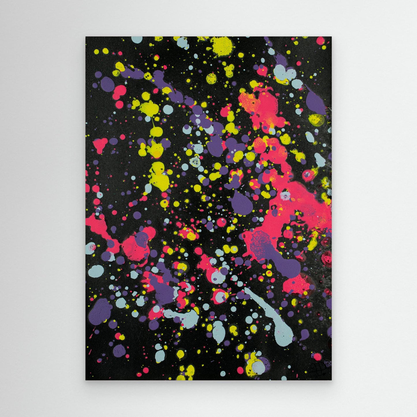 Colorful splashes
